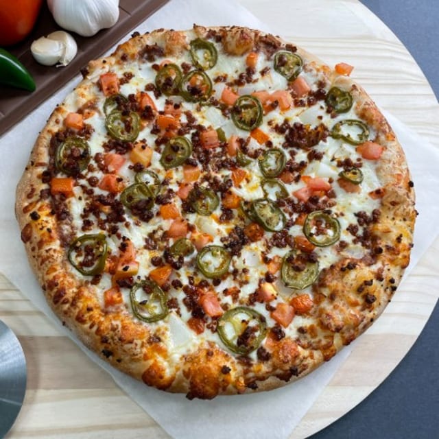 Big T's Mexican Pizza.