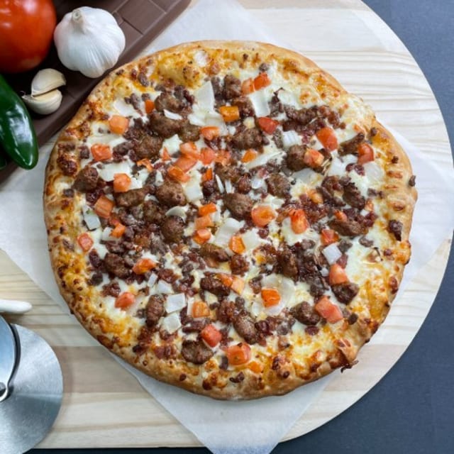 Burger Pizza.